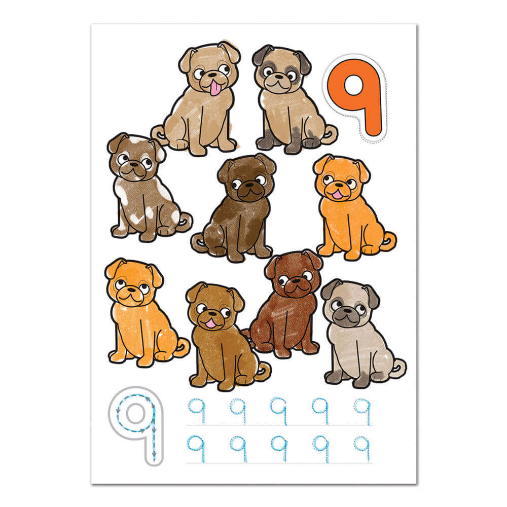 Orchard Toys 1-20 Colouring Book